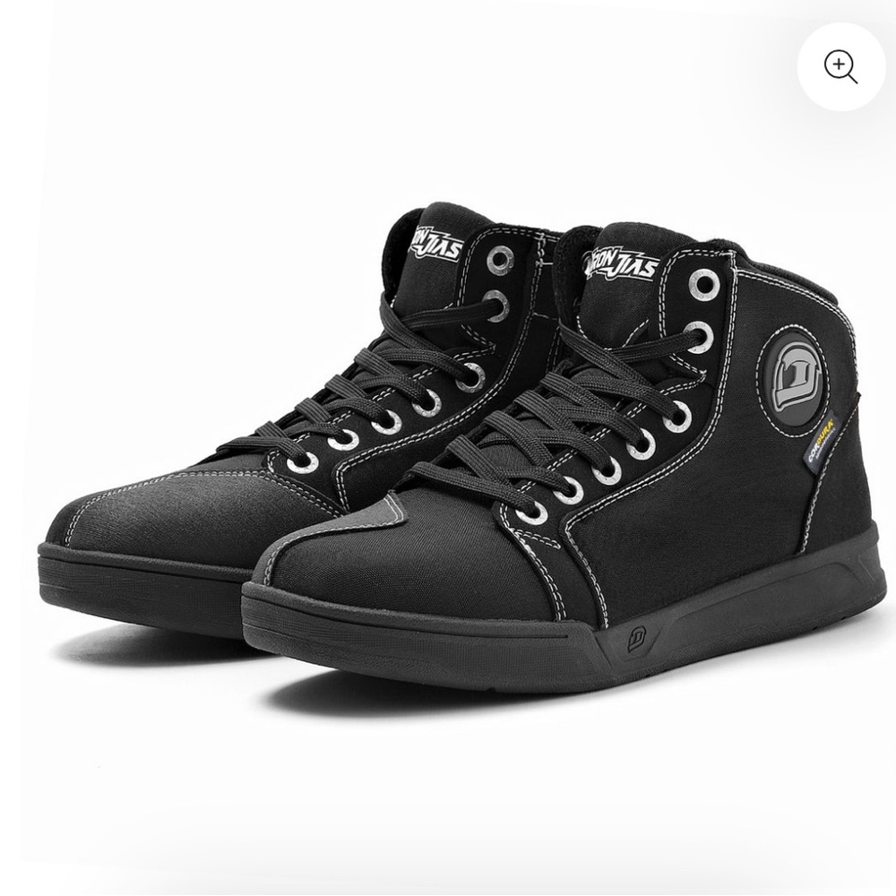 Black High-Top Sneakers